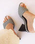 HOUNDSTOOTH Patterned Heel